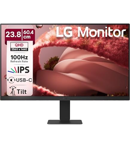 LG 24U631A IPS QHD (2560x1440) Monitor, 24 Inch, 100Hz, sRGB 99